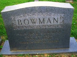 Ada Mae <I>White</I> Bowman 