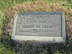 Catharine <I>Foy</I> Farrand 