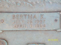 Bertha Virginia <I>Knick</I> Carter 