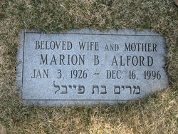 Marion B. <I>Dreyer</I> Alford 
