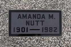 Amanda Mae “Mance” <I>Green</I> Nutt 