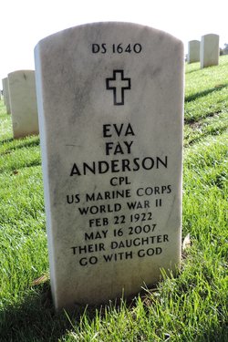 Corp Eva Fay <I>Burkey</I> Anderson 