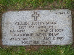 Marjorie Jayne <I>Llewellyn</I> Shaw 