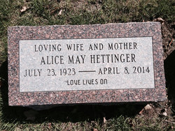 Alice <I>Mietz</I> Hettinger 