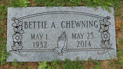 Betty Ann <I>Clark</I> Chewning 