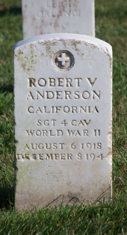 SGT Robert V Anderson 