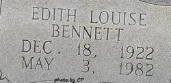 Edith Louise <I>Boyd</I> Bennett 