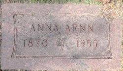 Ella Jane “Anna” <I>Arnn</I> Arnn 
