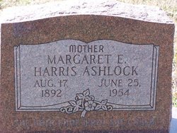 Margaret E <I>Harris</I> Ashlock 