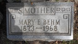 Mary Elizabeth <I>Smith</I> Behm 