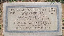 Clare <I>McDonough</I> Dockweiler 