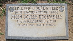 Helen <I>Scully</I> Dockweiler 