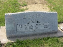 Frances M. <I>Killham</I> Adams 