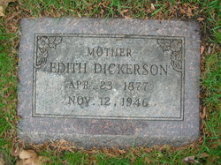 Edith <I>Horton</I> Dickerson 