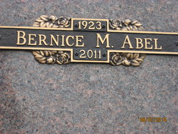 Bernice <I>Moore</I> Abel 