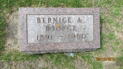 Bernice <I>Taylor May</I> Bjorge 