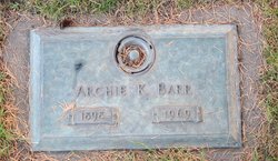 Archie Keith Barr 