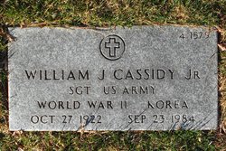 William J Cassidy Jr.