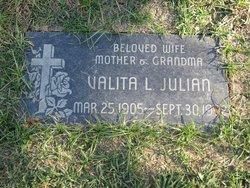 Valita Lillian <I>Luloff</I> Julian 