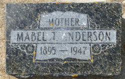 Mabel Thea <I>Ness</I> Anderson 