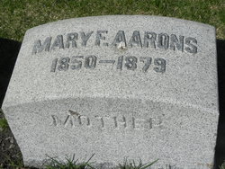 Mary <I>Frideman</I> Aarons 