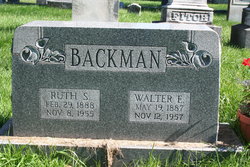 Walter Edward Backman 