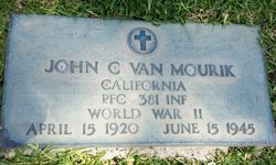 PFC Johanus Christianus “John” Van Mourik 