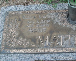 Mary Ida <I>Dozier</I> Mathews 