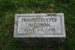 Frances <I>Cooper</I> Backman 