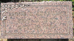 Annie Lou <I>Harper</I> Ausburne 
