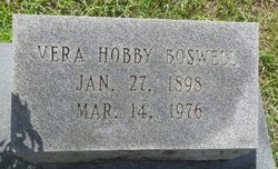Vera Mae <I>Hobby</I> Boswell 