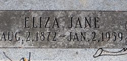 Eliza Jane <I>Graham</I> Adams 