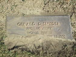 Gerald D Snyder 