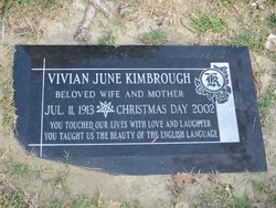Vivian June <I>Ritter</I> Kimbrough 