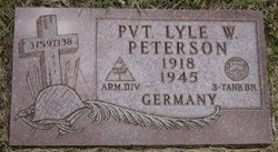 PVT Lyle W. Peterson 