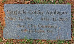 Marjorie <I>Coffey</I> Applegate 