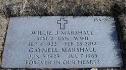 Willie J Marshall 