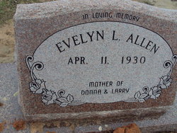 Evelyn Louise <I>Stroud</I> Allen 