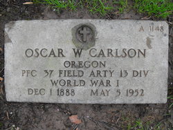 Oscar W Carlson 