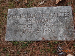 Annie Louise <I>Carter</I> Ashmore 