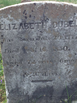Elizabeth <I>Reitenauer</I> Dubel 