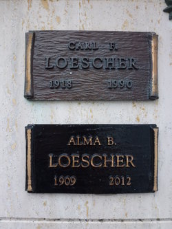 Alma B Loescher 
