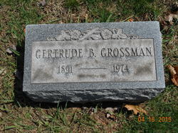 Gertrude B. <I>Gravatt</I> Grossman 