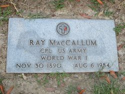CPL Ray MacCallum 