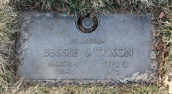 Bessie Jeanette <I>Clift</I> Dixon 