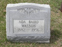 Ada May <I>Baird</I> Wasson 