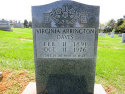 Virginia Dare <I>Arrington</I> Davis 