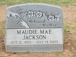 Maudie Mae <I>Williams</I> Jackson 