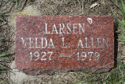 Velda LaVerne <I>Larsen</I> Allen 