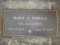 Marie D <I>Ontiveros</I> Harsla 